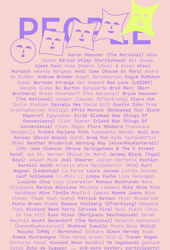 List of Artists playing at the PEOPLE Festival 2026 in Berlin